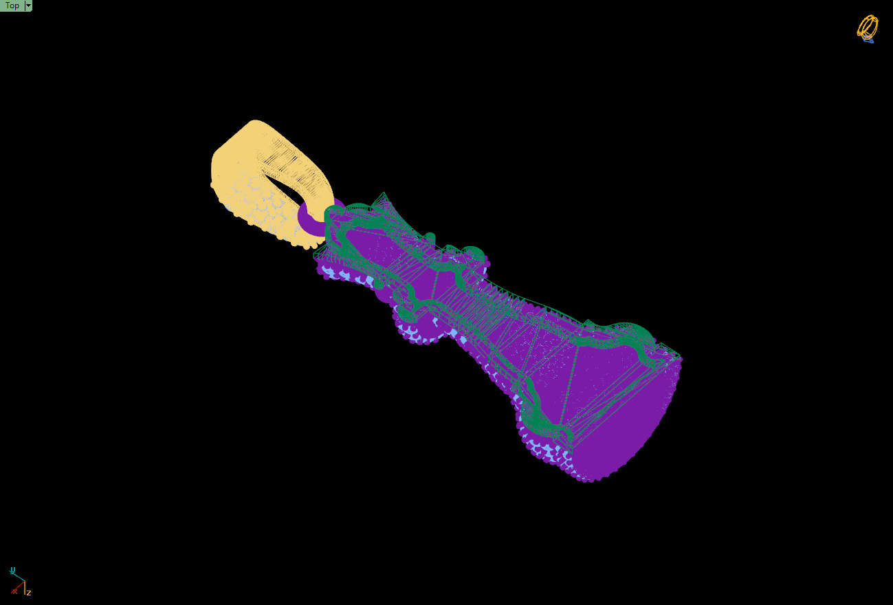 Custom 3D Queen Chess Pendant - Queen Diamond Necklace 3D print model_15