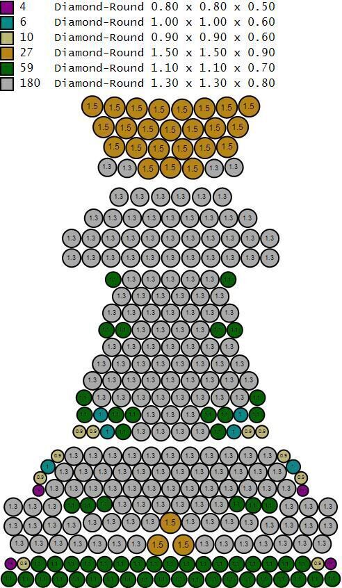 Custom 3D Queen Chess Pendant - Queen Diamond Necklace 3D print model_16