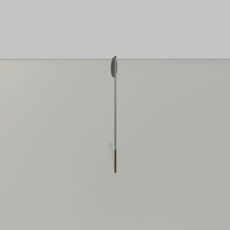 Traffic sign 274-90 Speed limit 90 km h Size-2 Low-poly 3D model_38