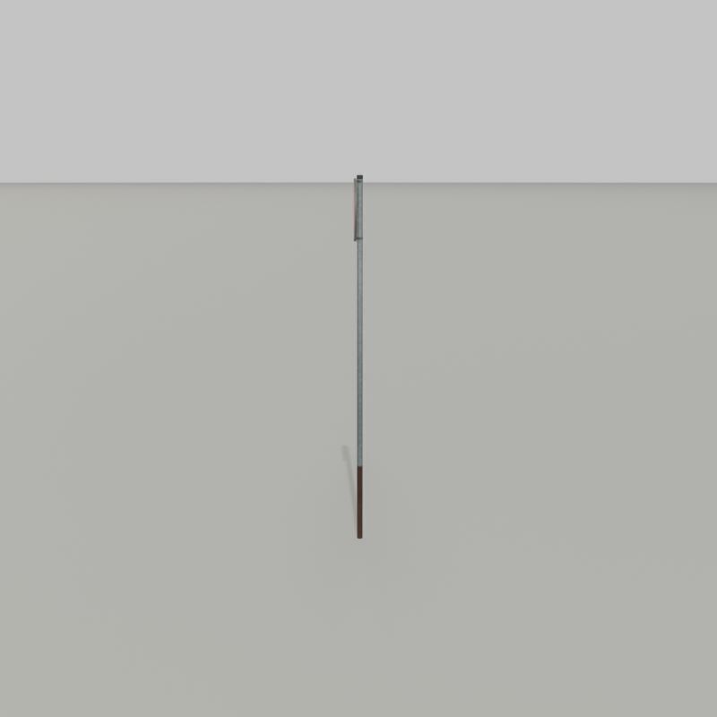 Traffic sign 274-90 Speed limit 90 km h Size-2 Low-poly 3D model_37