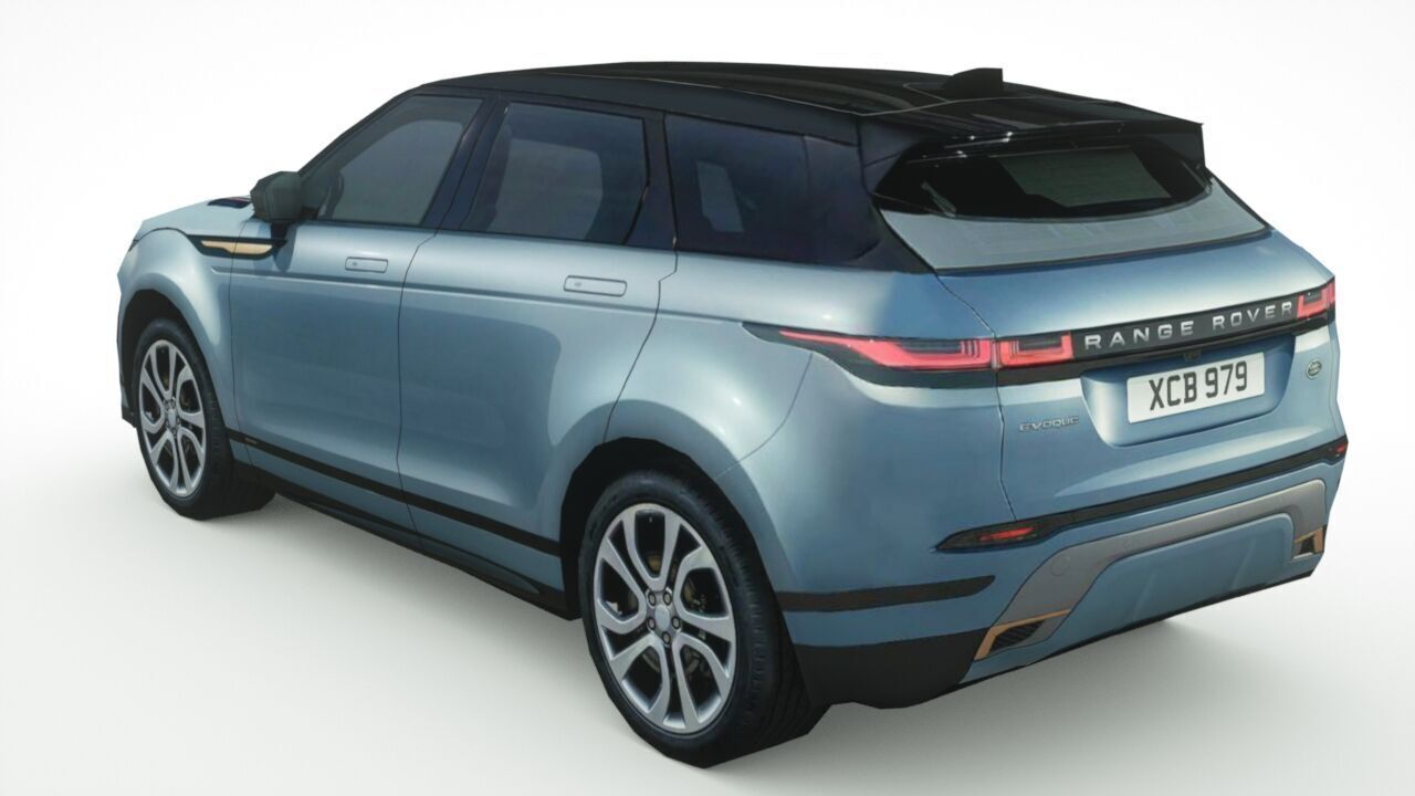 Land Rover Velar Low-poly 3D model_1