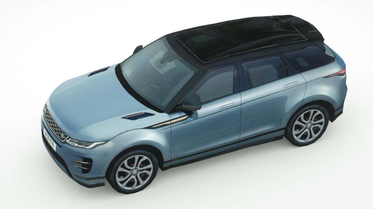 Land Rover Velar Low-poly 3D model_2