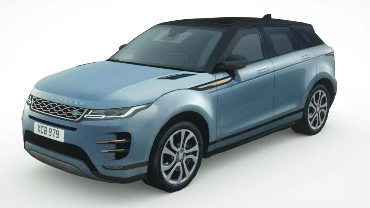 Land Rover Velar Low-poly 3D model_0