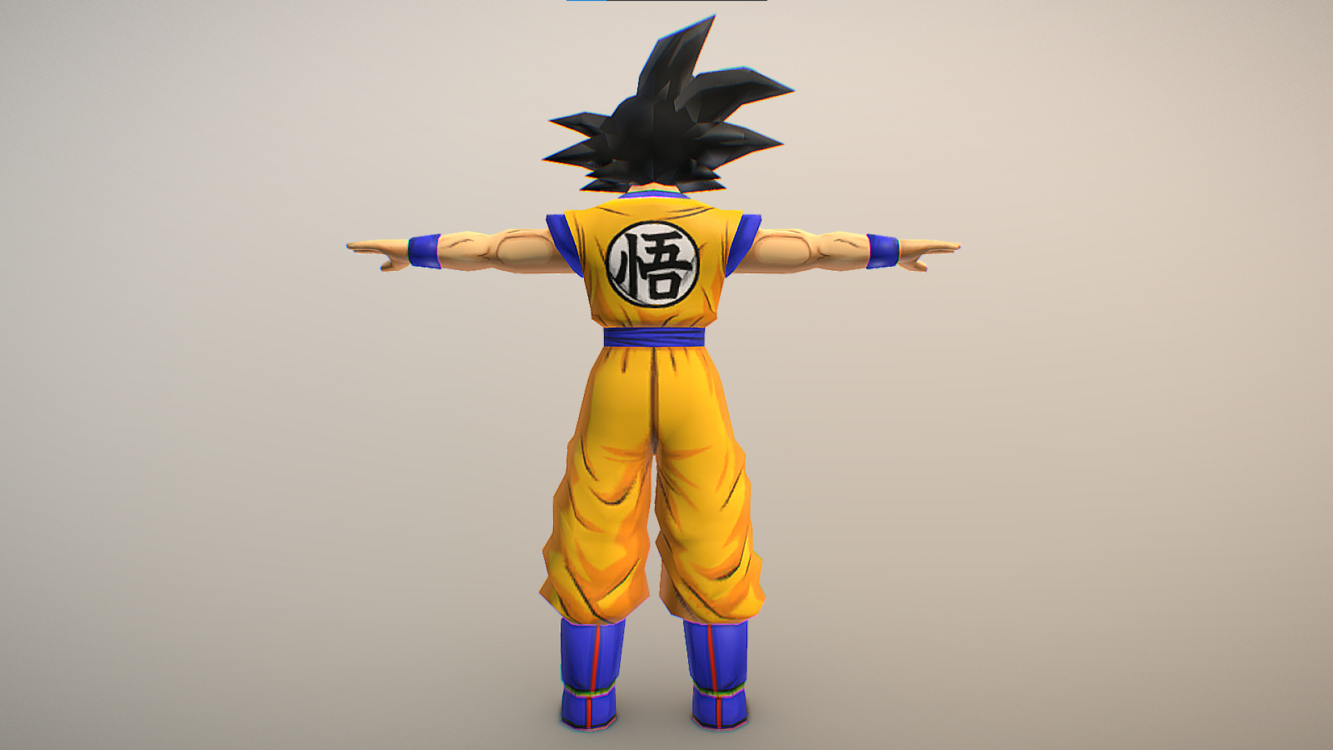 Son Goku Ginyu - Frieza Saga - Dragon Ball Z Low-poly 3D model_1