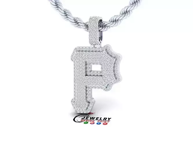Custom Pittsburgh Pirates Diamond Pendant - Base Ball Team