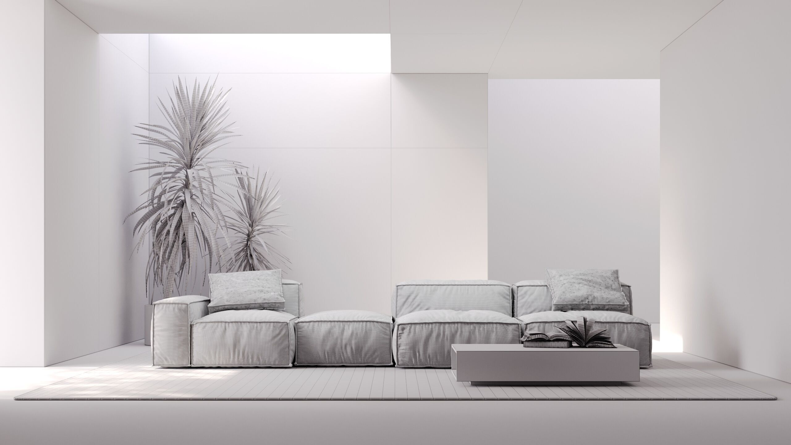 Virtual Location 004 - Cinema 4D Corona scene 3D model 3D model_7