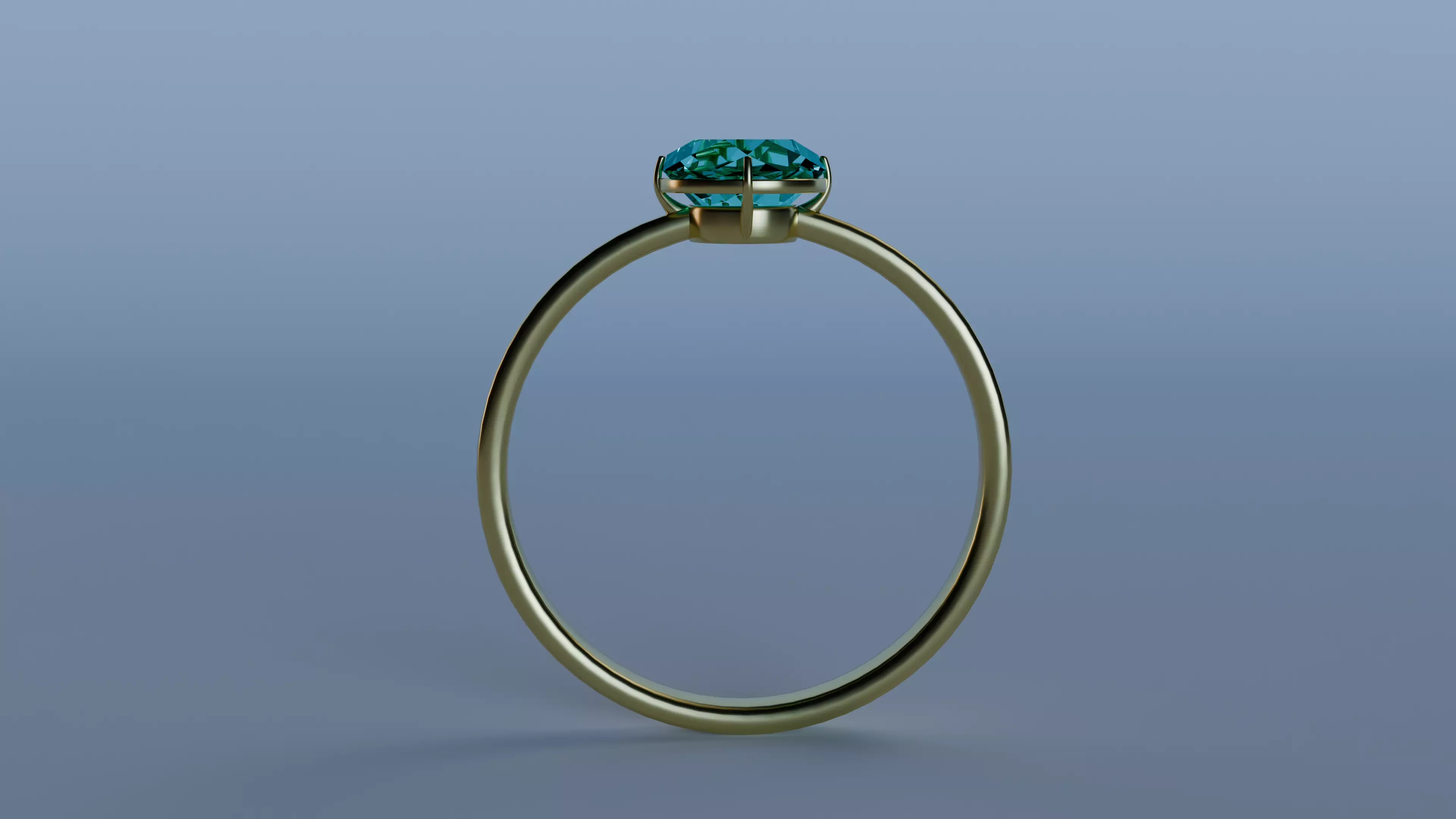 Ring 3d model Free low-poly 3D model_0