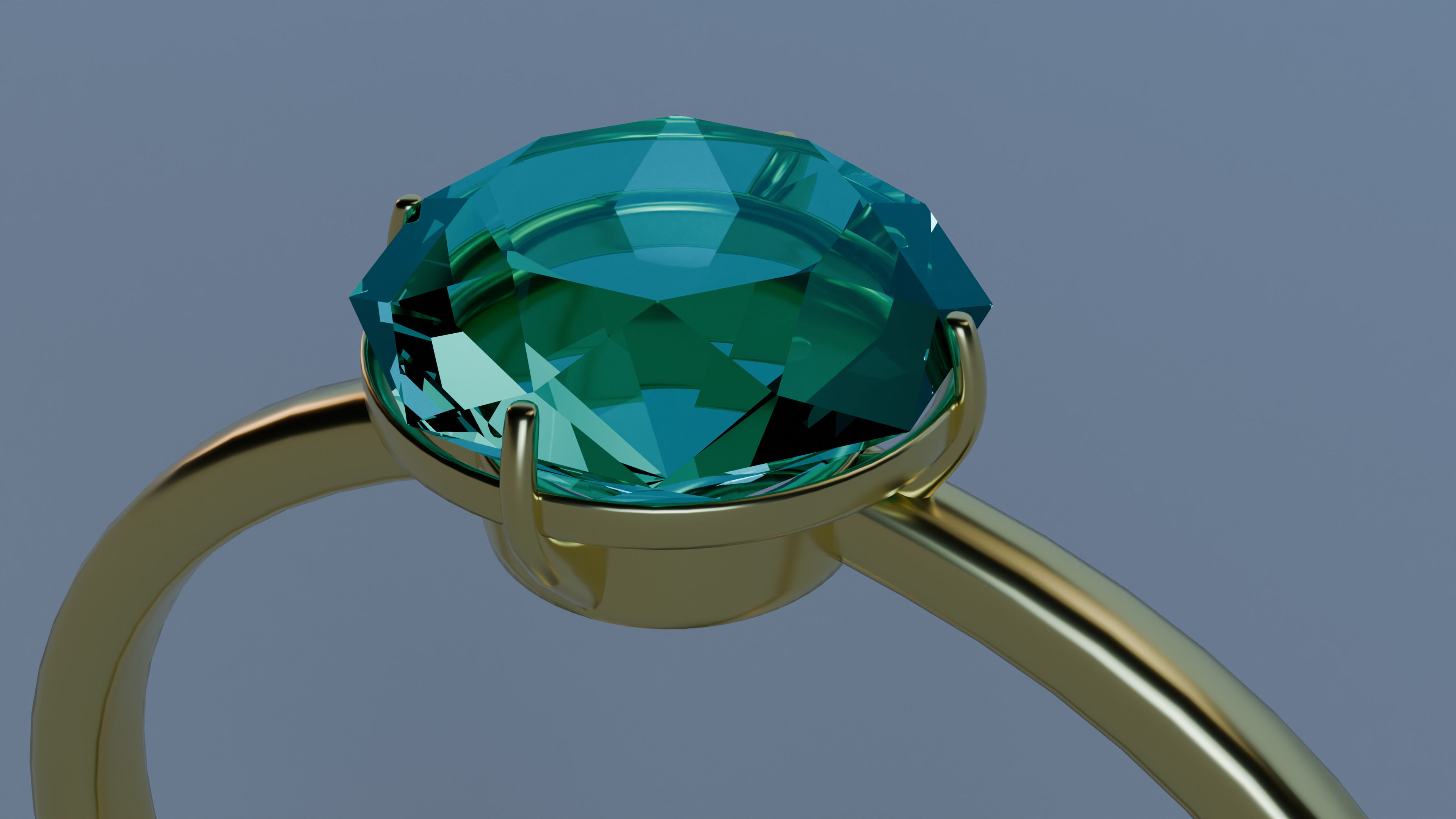 Ring 3d model Free low-poly 3D model_1