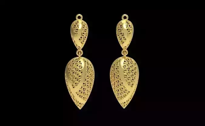 Fusion Gold Earrings B02