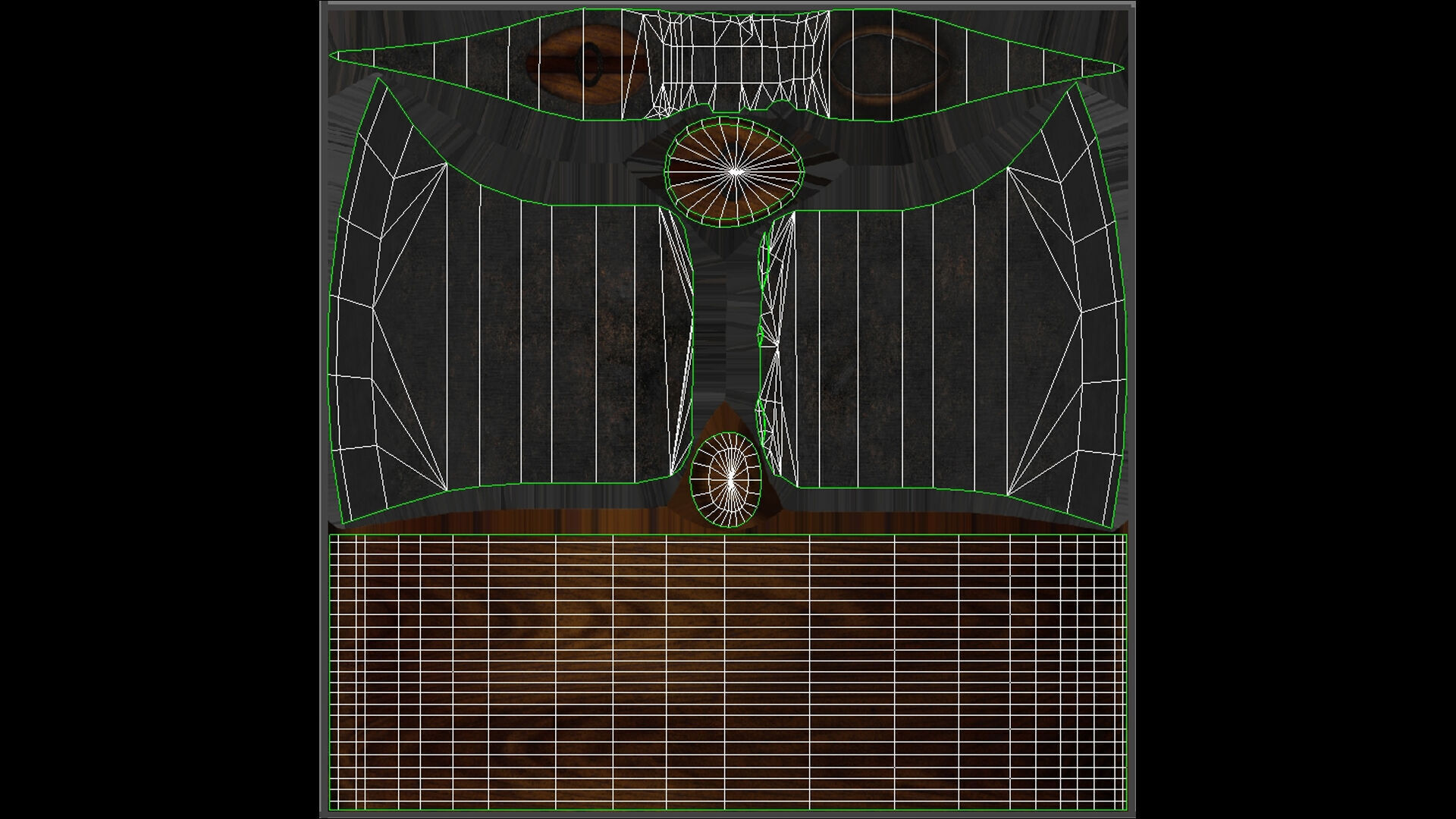 Felling Axe PBR Low-poly 3D model_15