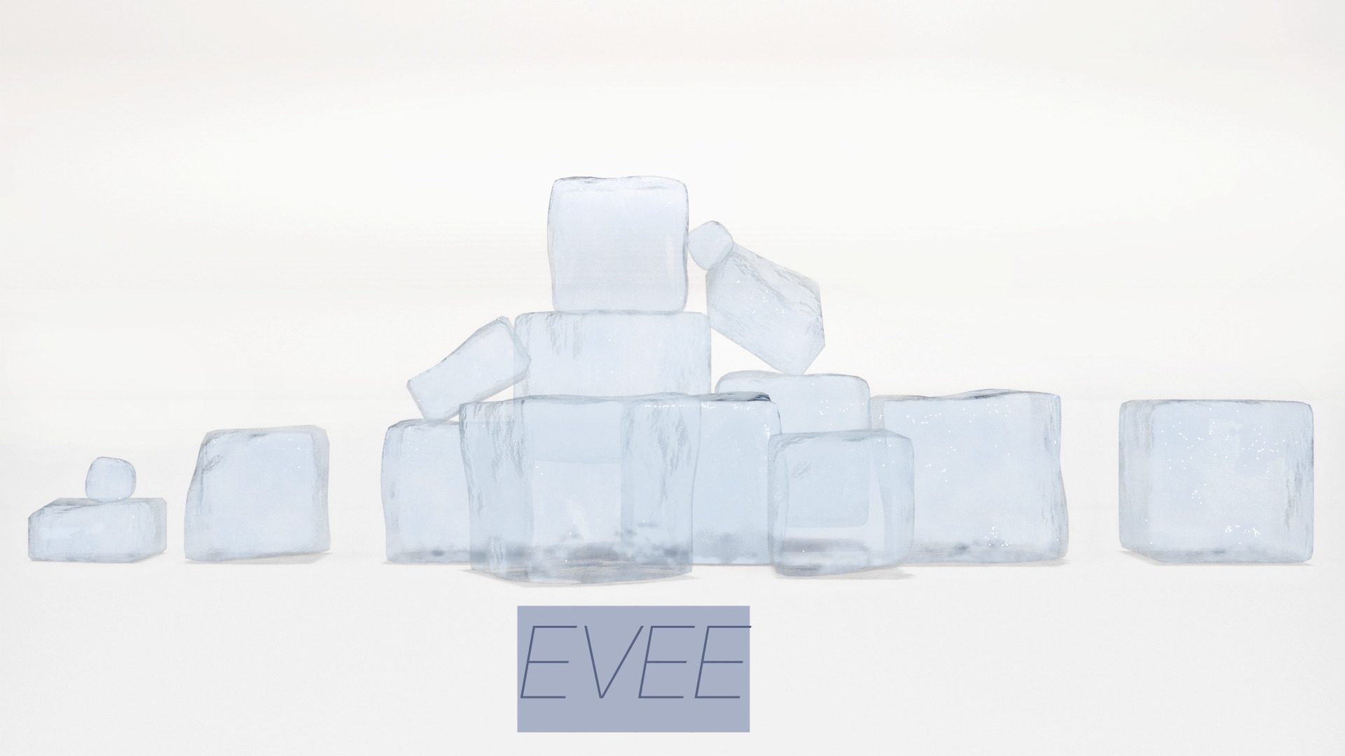 Ice Cubes 3D model_4