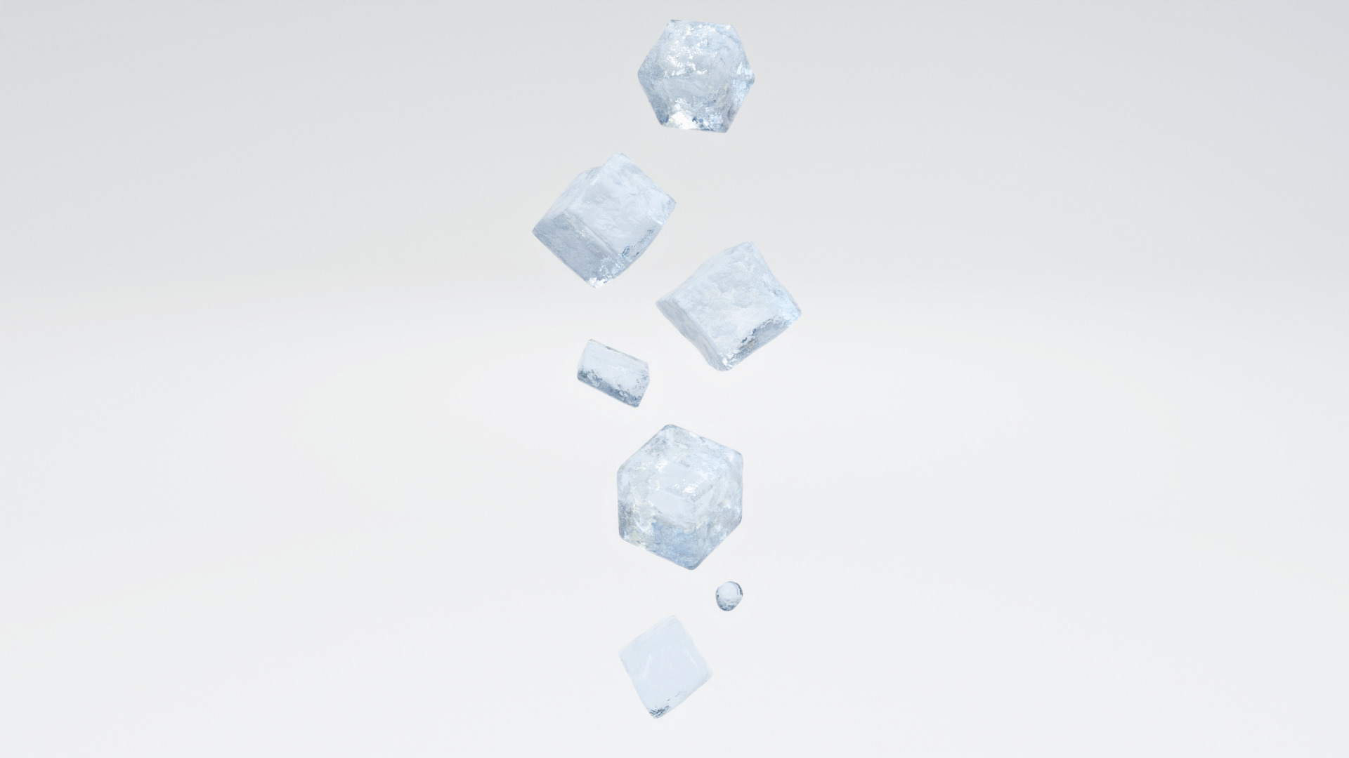 Ice Cubes 3D model_2