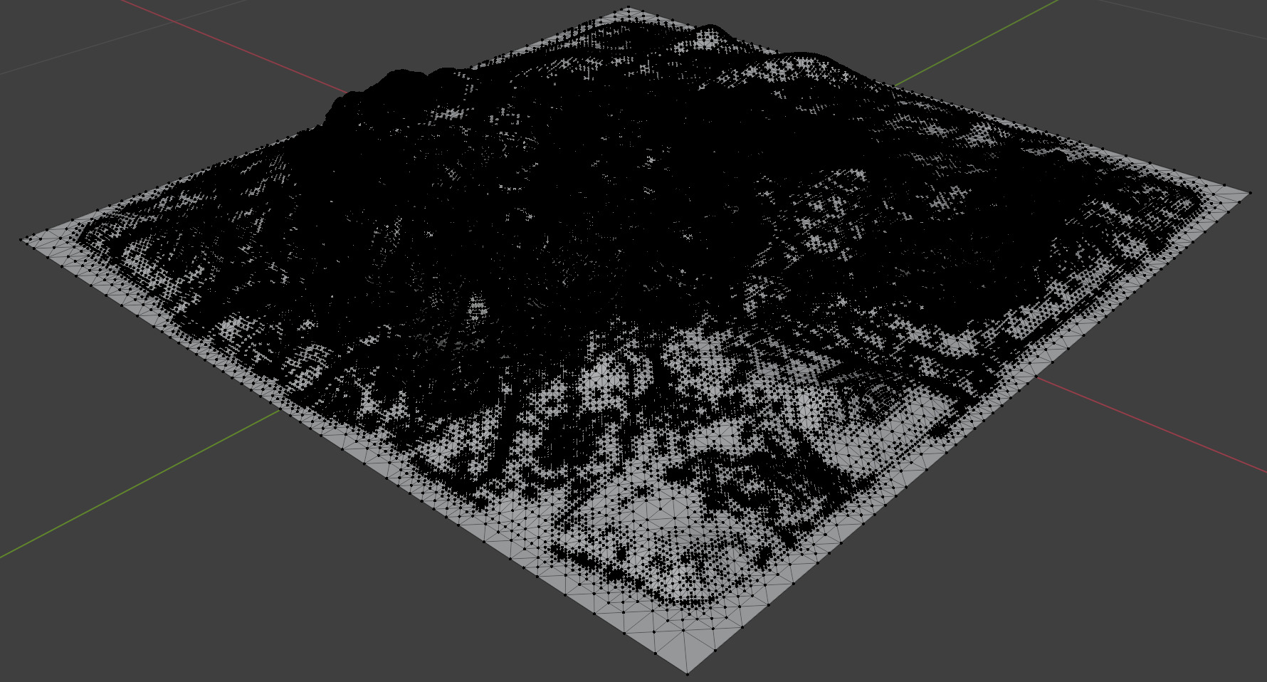 Wadi Rum dunes pack of 6 V1 Low-poly 3D model_18