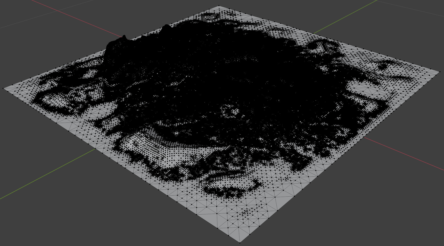 Wadi Rum dunes pack of 6 V1 Low-poly 3D model_16