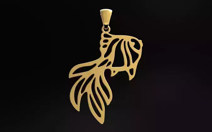 Fish Pendant  3D print model