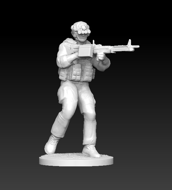 3D Printable JSOC Squad Miniatures Modern Military  3D print model_11