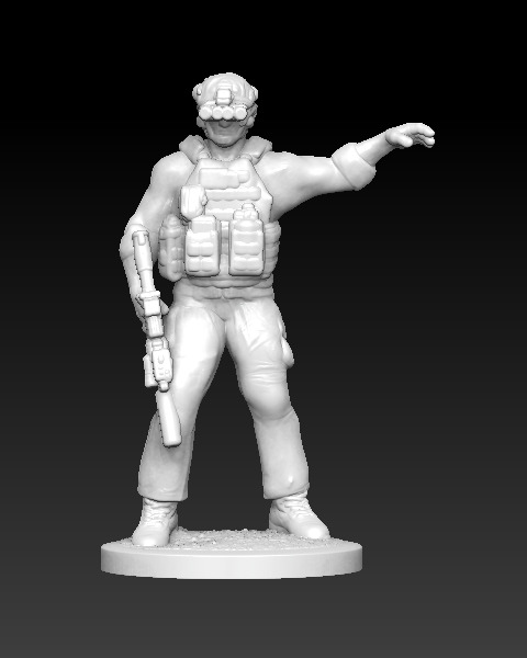 3D Printable JSOC Squad Miniatures Modern Military  3D print model_7
