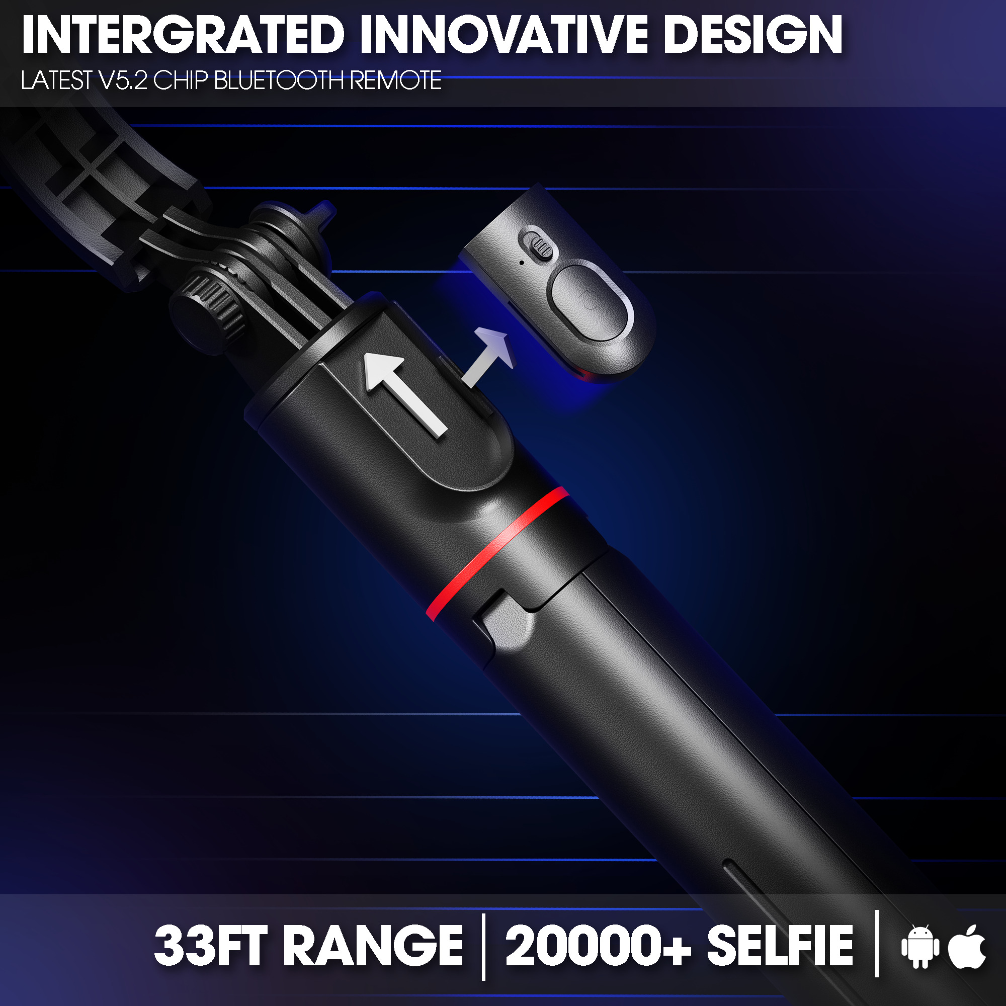 SELFIE STICK  Low-poly 3D model_3