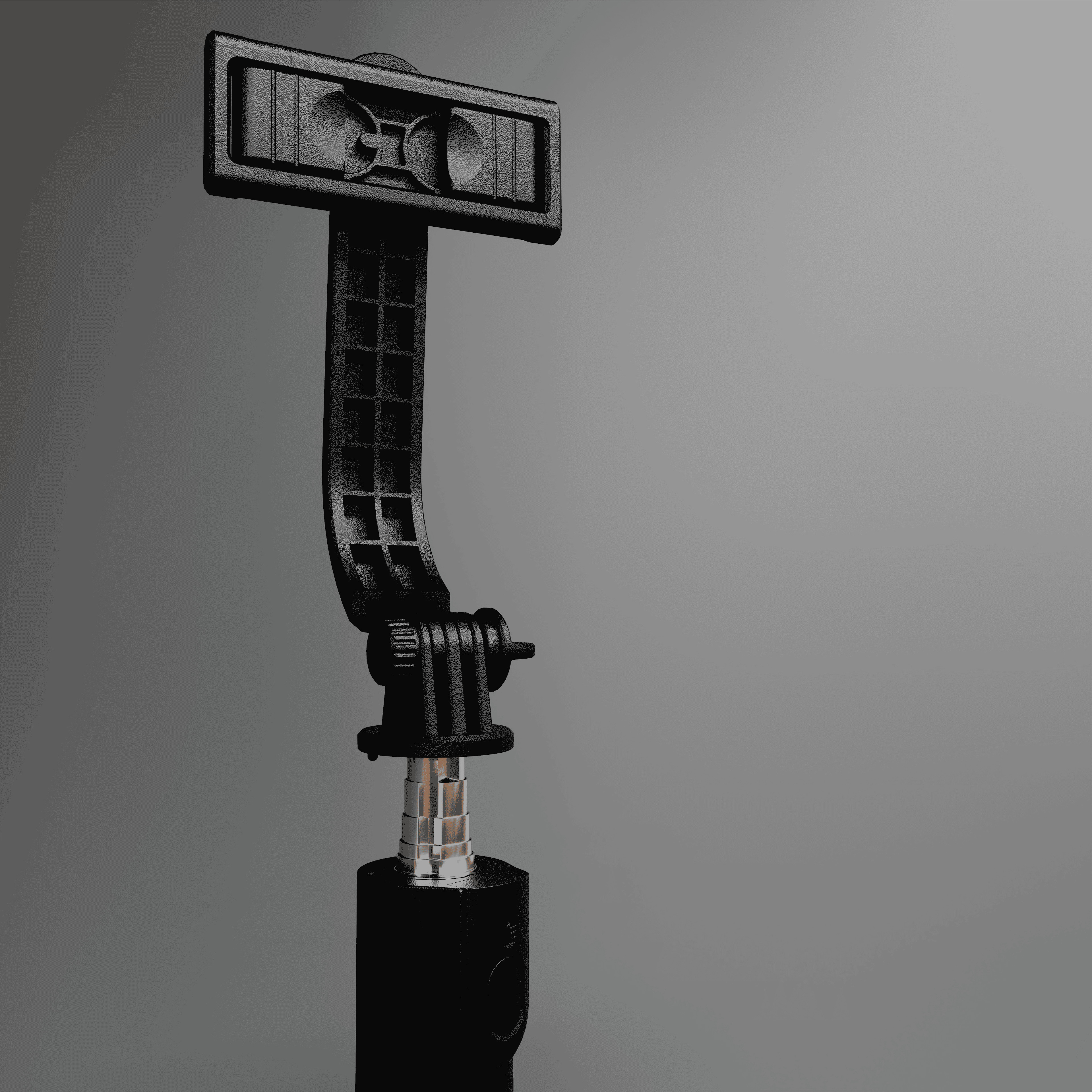 SELFIE STICK  Low-poly 3D model_6