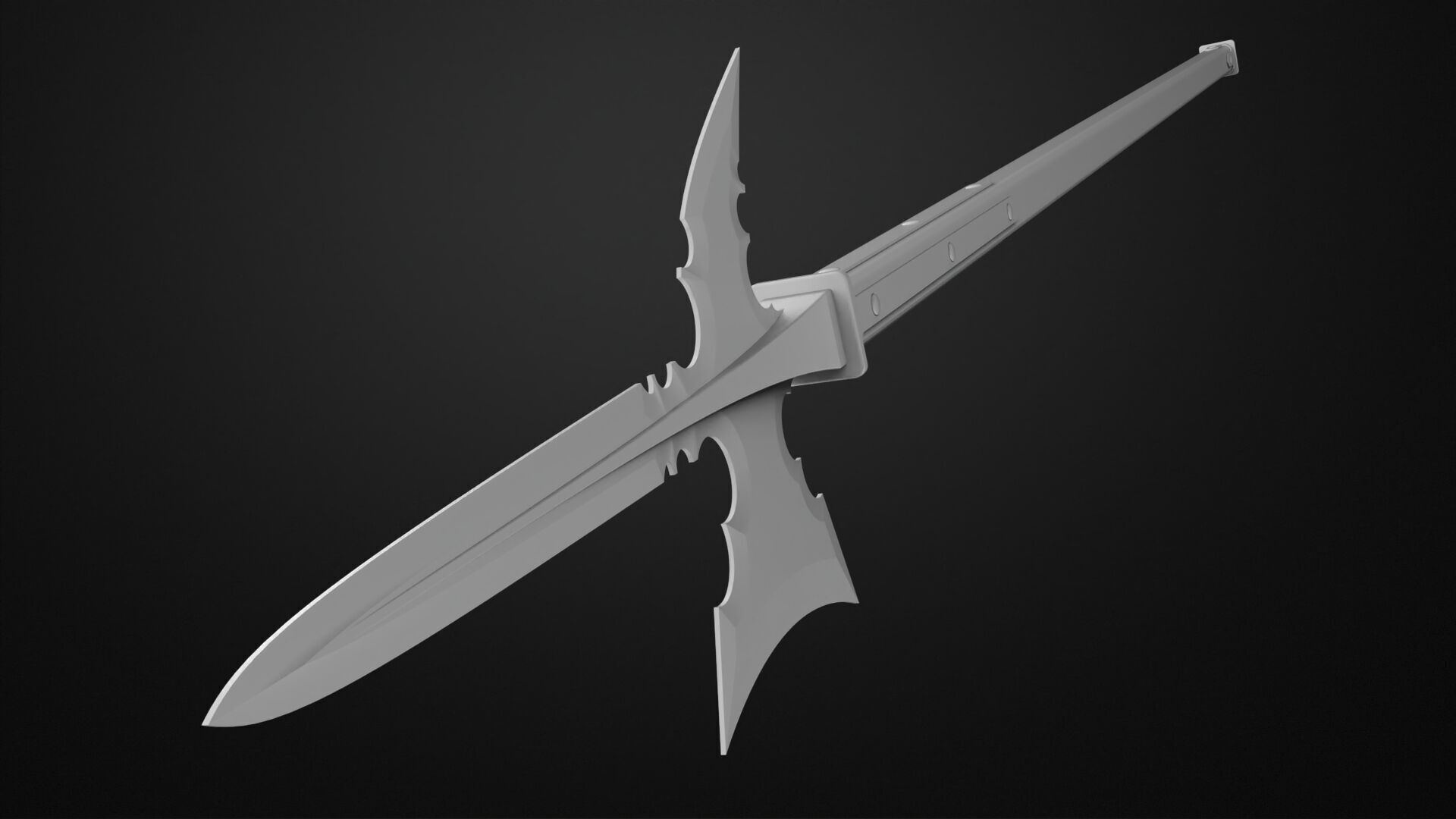 Weapons Encyclopedia 168 Halbert 3D print model_4