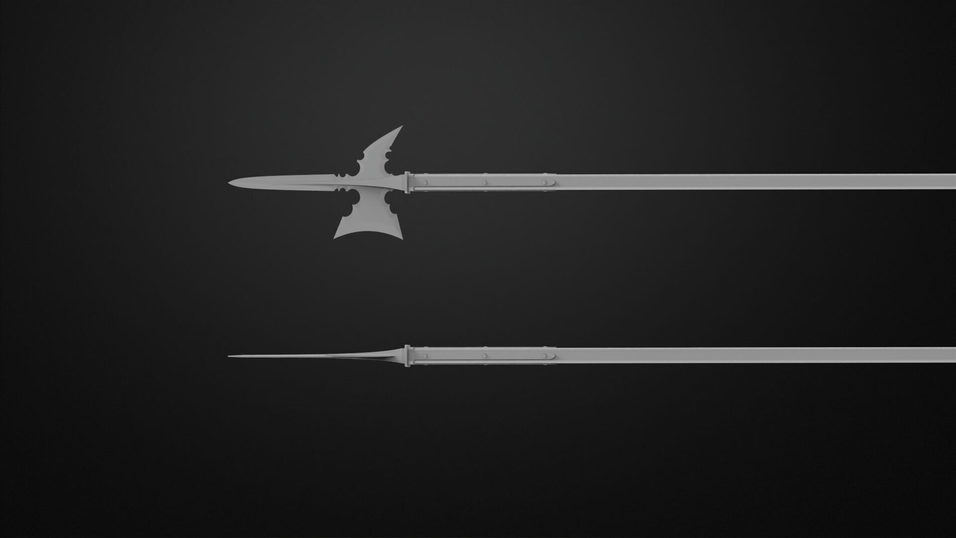 Weapons Encyclopedia 168 Halbert 3D print model_2