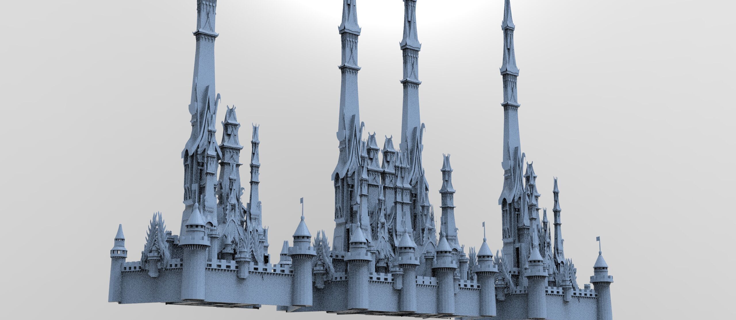 Han dynasty Cyber Eclipse Tower sci fi collection 3D model_14