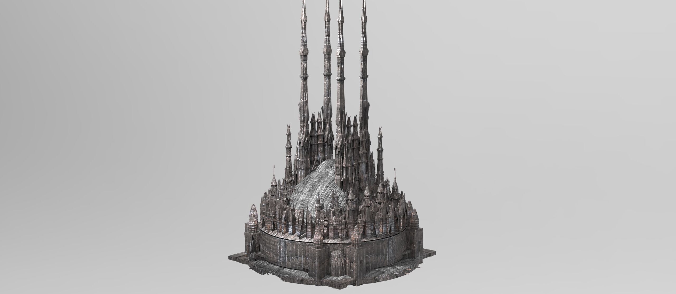 Han dynasty Cyber Eclipse Tower sci fi collection 3D model_5