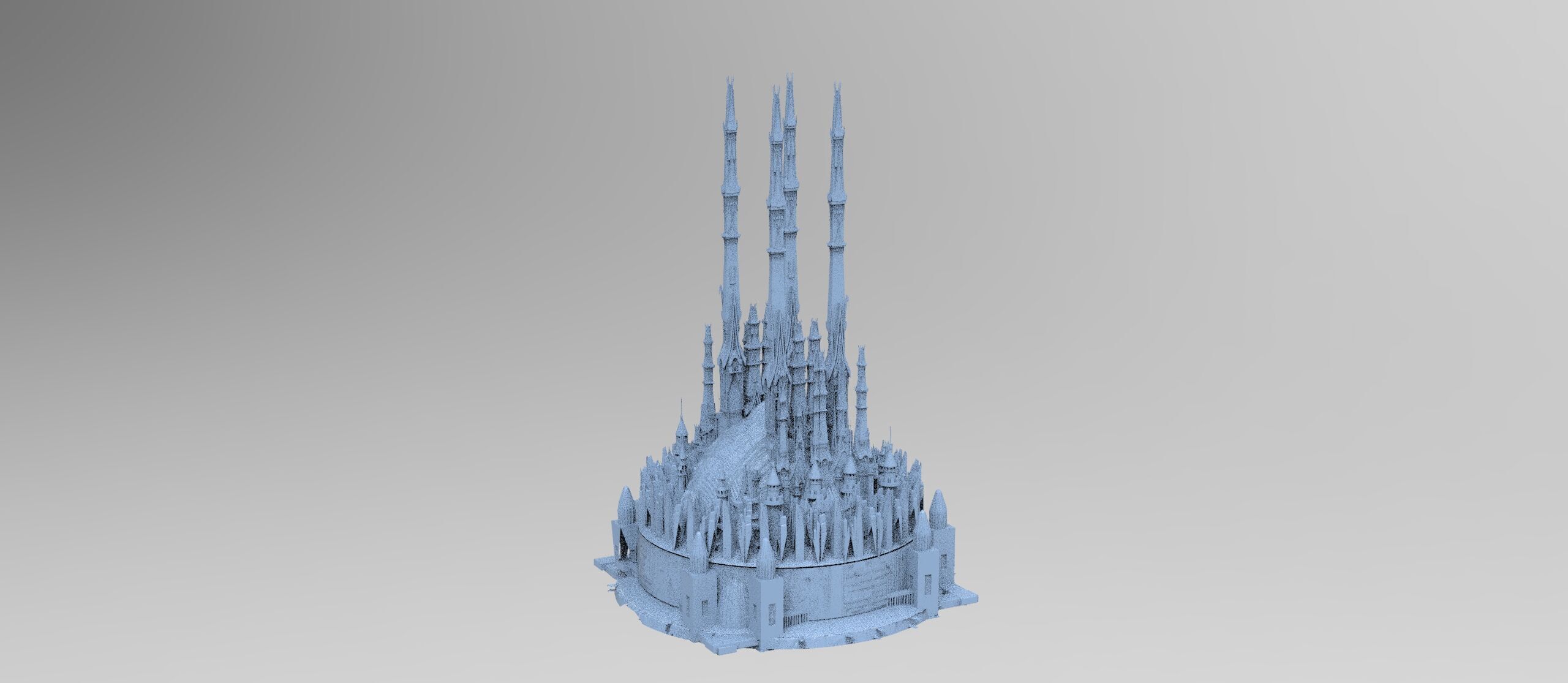 Han dynasty Cyber Eclipse Tower sci fi collection 3D model_6