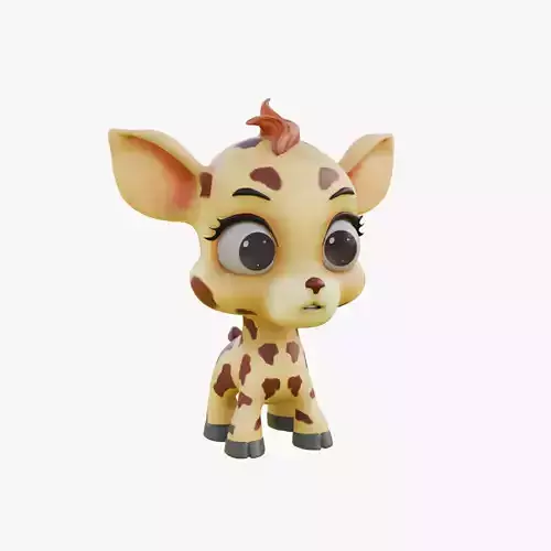 Baby Giraffe Character