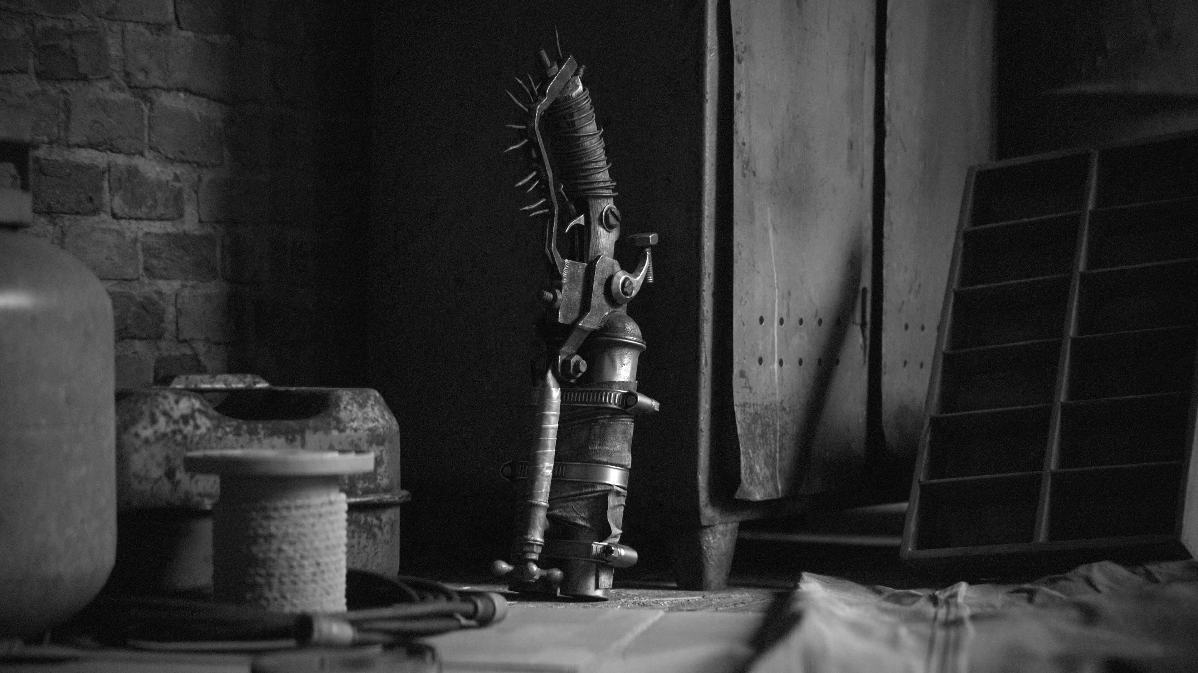 POST-APOCALYPTIC SHOTGUN Low-poly 3D model_7