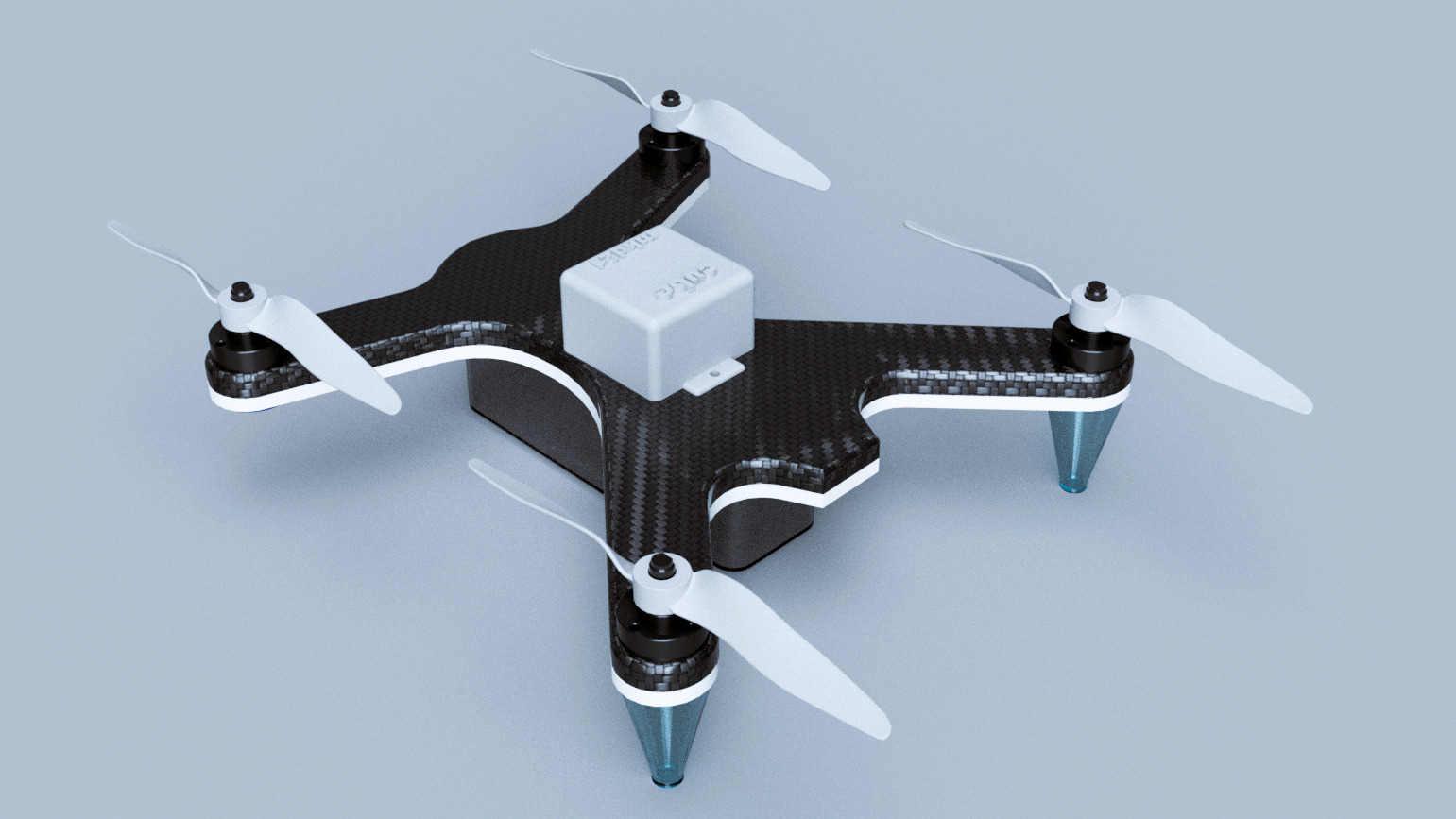 Quadcopter Drone T1 3D print model_3