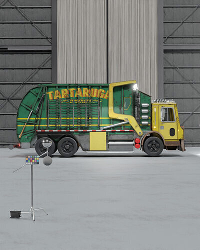 Ninja Turtle van  3D model