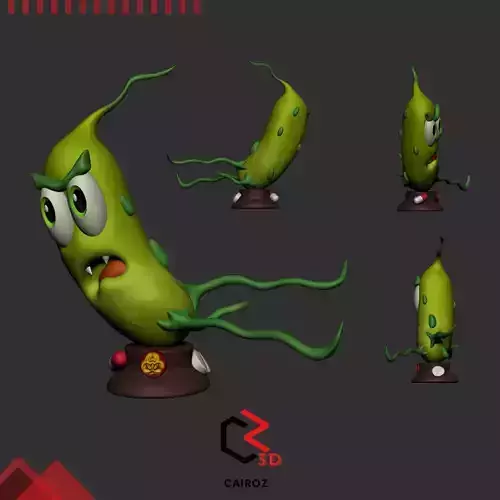 Helicobacter pylori 3D print model