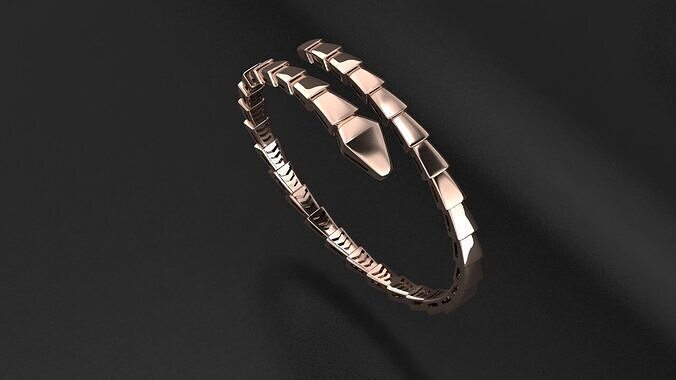 Bracelet BVLGARI Serpenti 3D print model