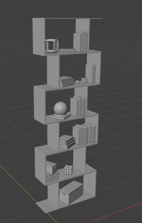 Shelf VAYS grey 3D model_6