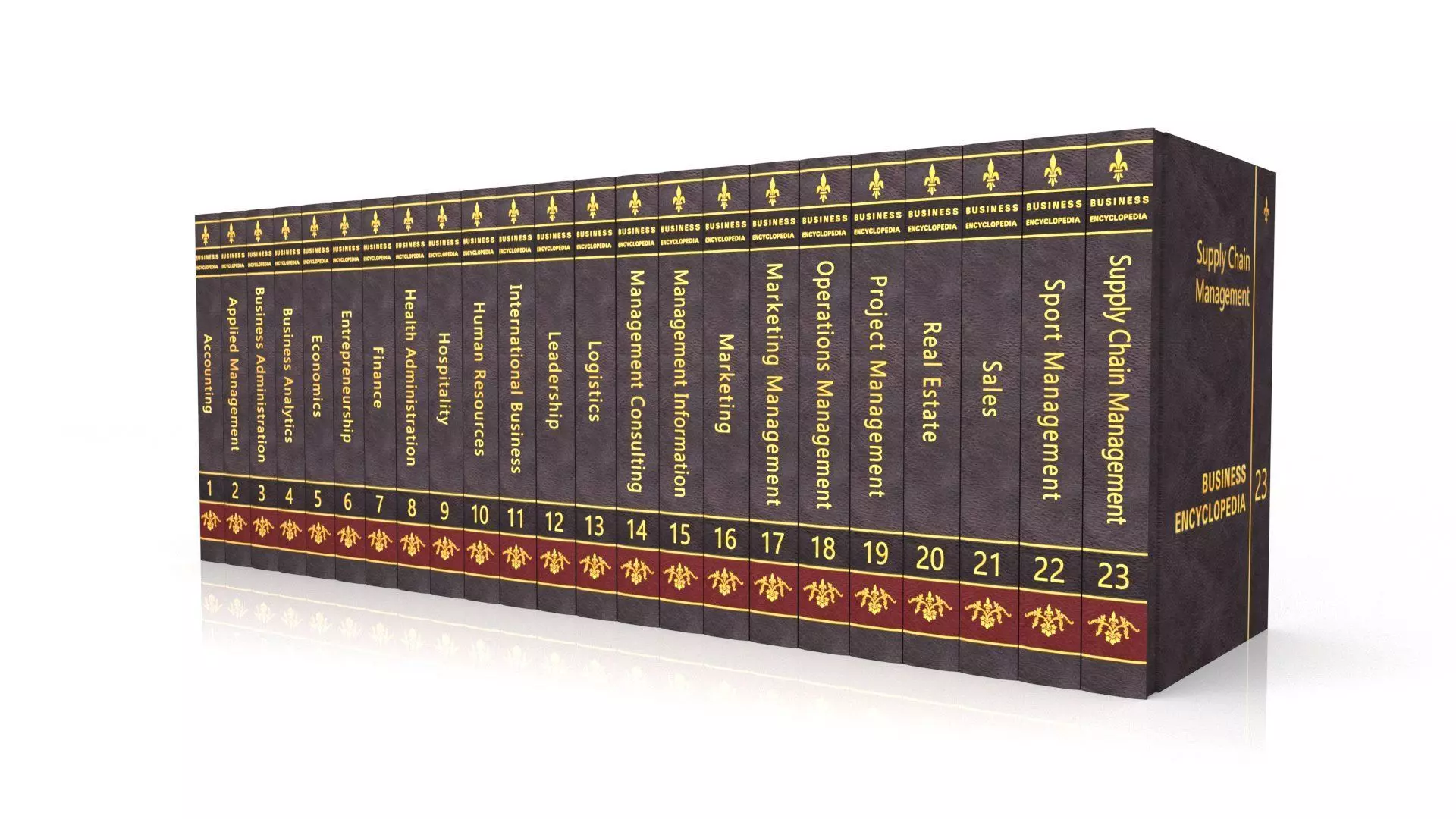 Business Encyclopedia 3D model