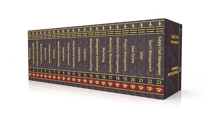 Business Encyclopedia 3D model