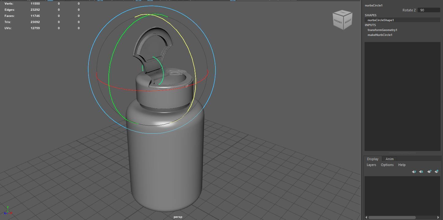 All capsule types or pills drugs with bottle pack 3D Model Collection_5