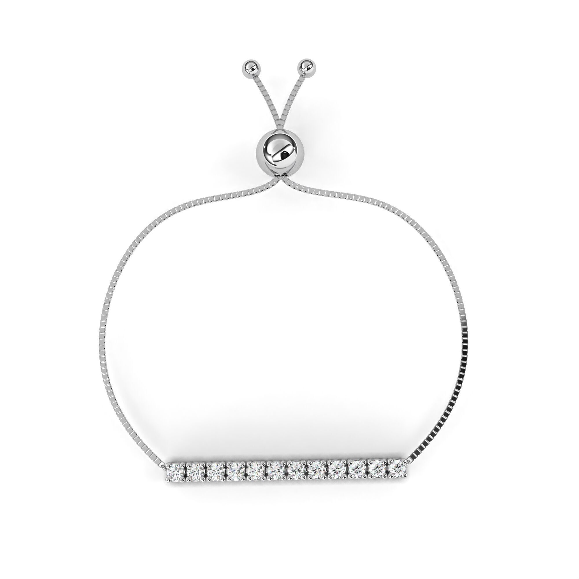 Diamond Line Bracelet animation renders 3dm stl details 3D print model_6