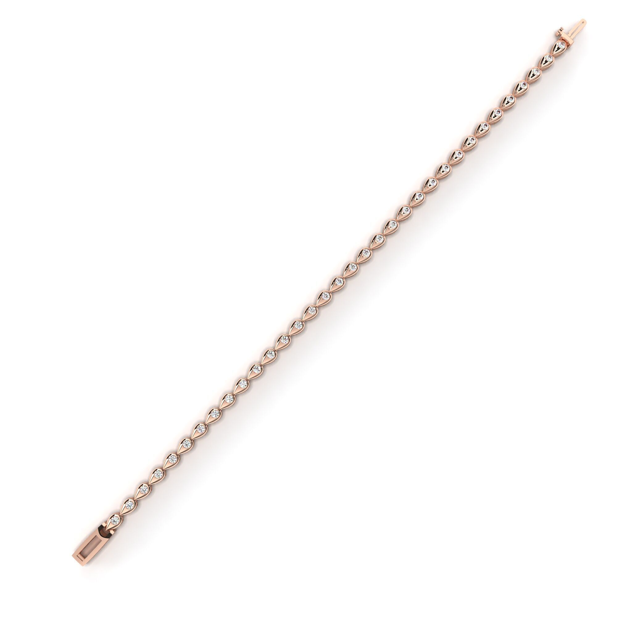 Diamond Tennis Bracelet animation renders 3dm stl details 3D print model_9