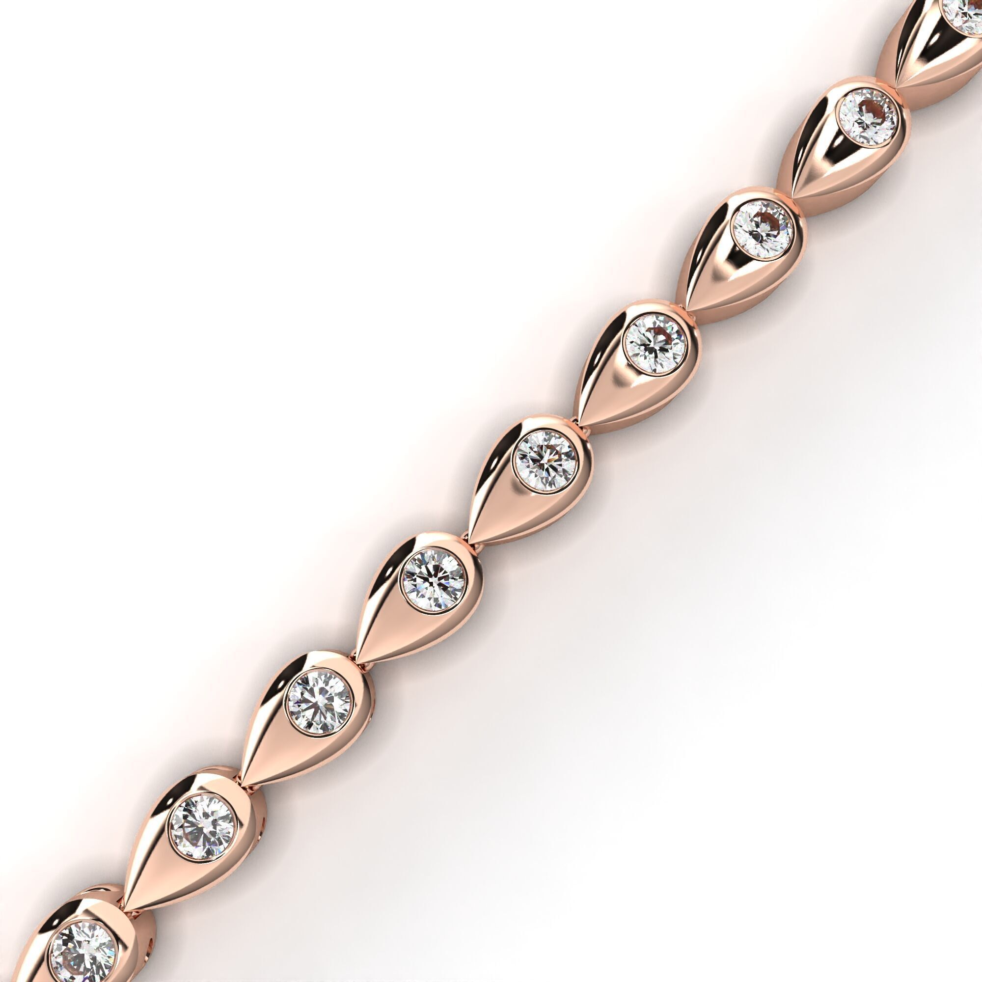 Diamond Tennis Bracelet animation renders 3dm stl details 3D print model_10