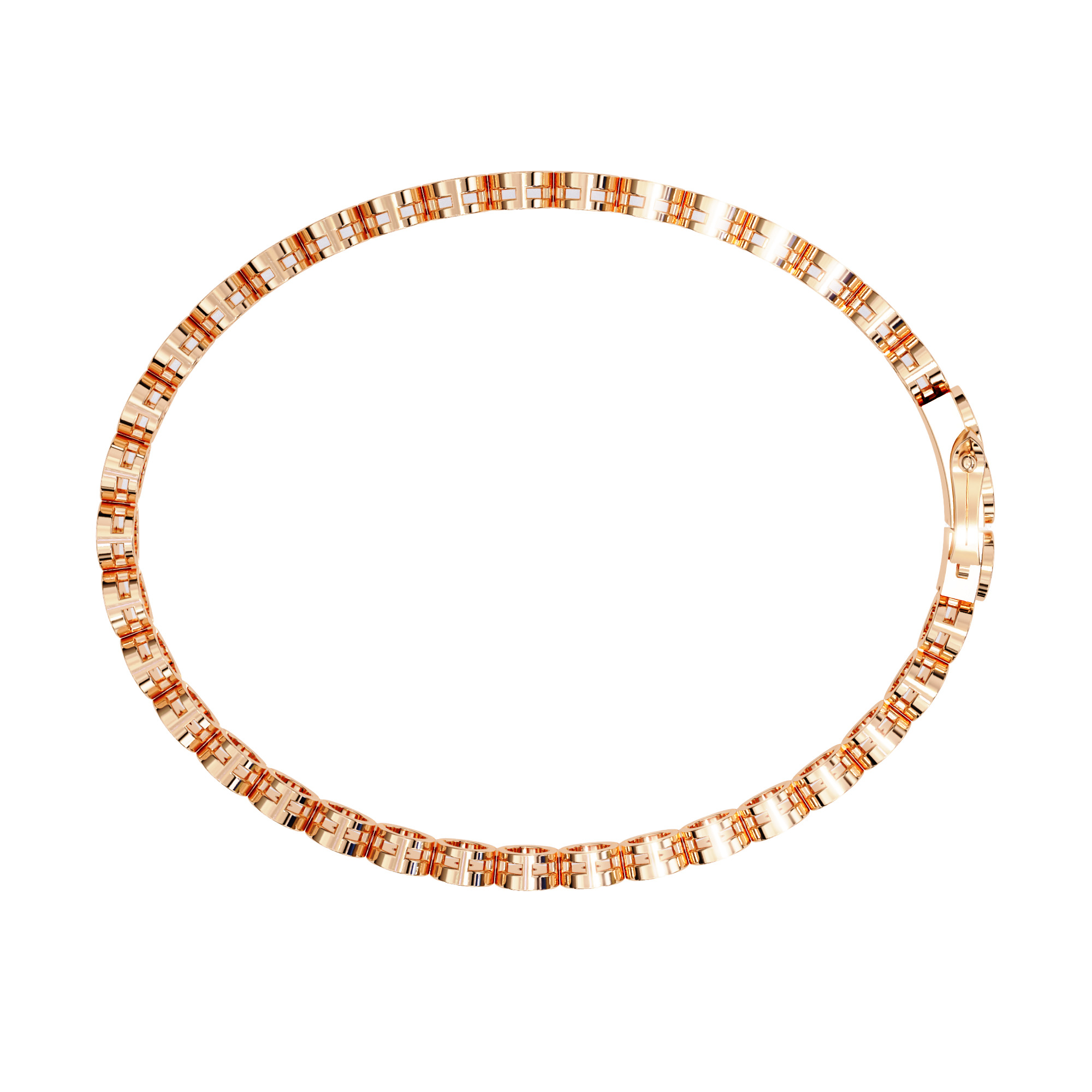 Diamond Tennis Bracelet animation renders 3dm stl details 3D print model_15