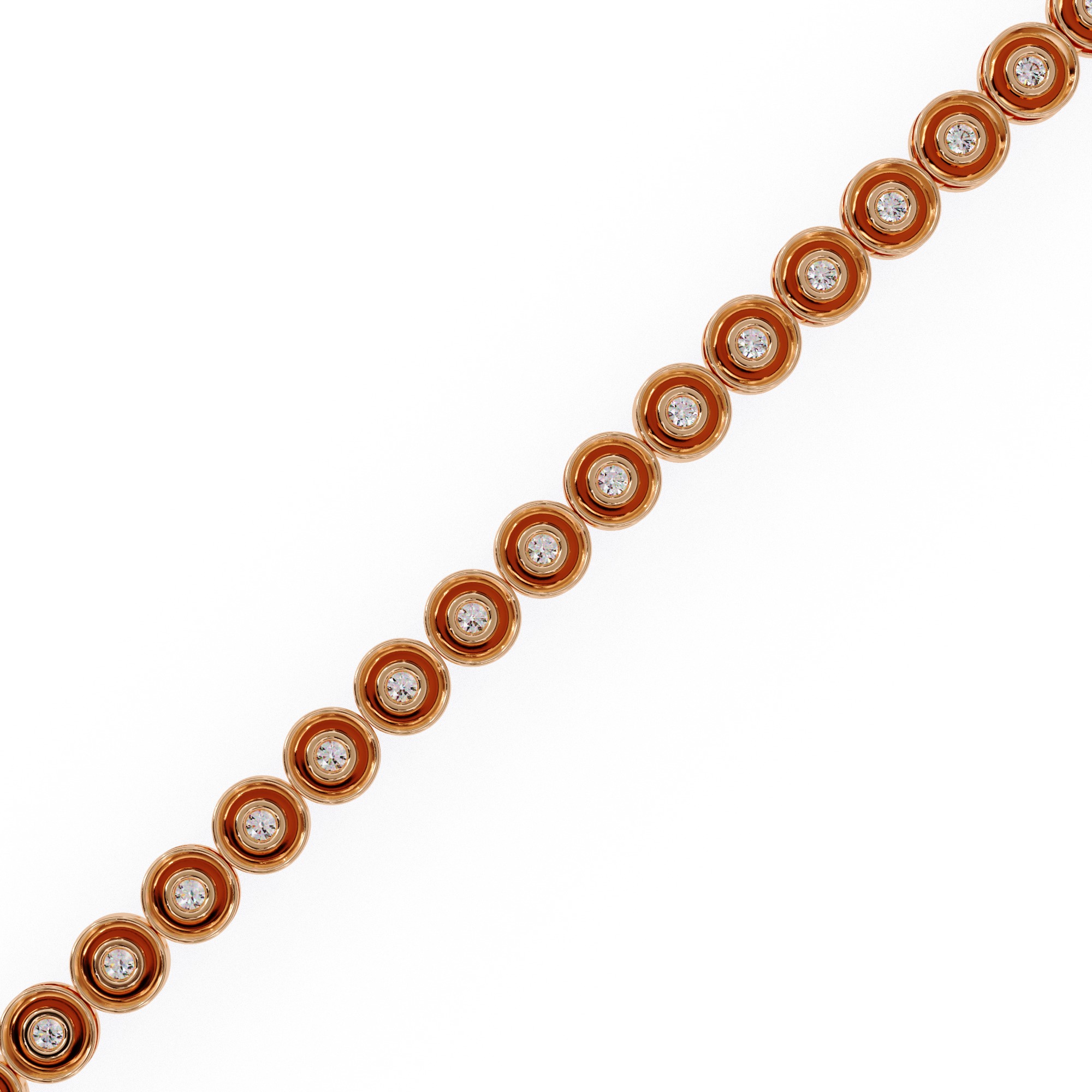 Diamond Tennis Bracelet animation renders 3dm stl details 3D print model_7