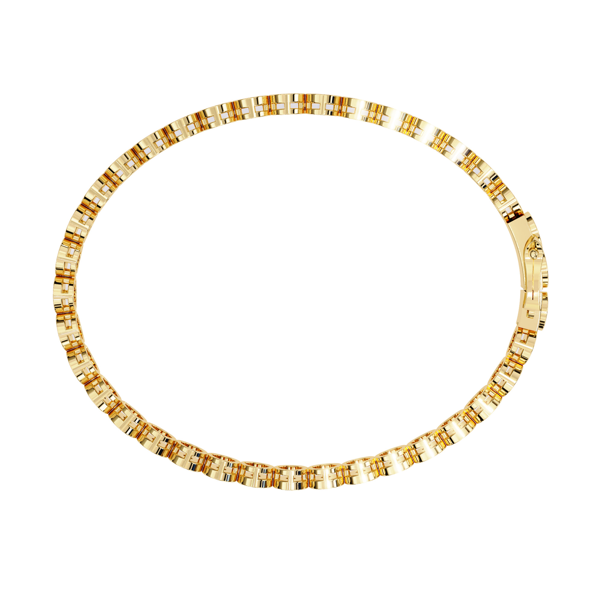 Diamond Tennis Bracelet animation renders 3dm stl details 3D print model_14