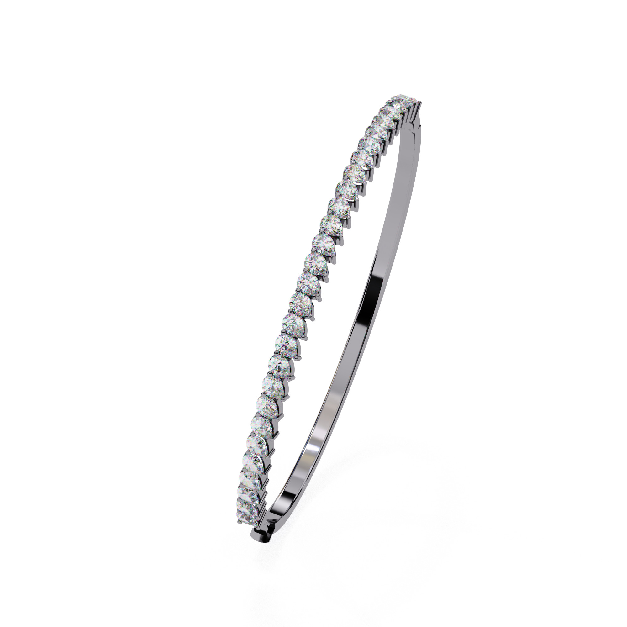 Diamond Tennis Bracelet animation renders 3dm stl details 3D print model_7