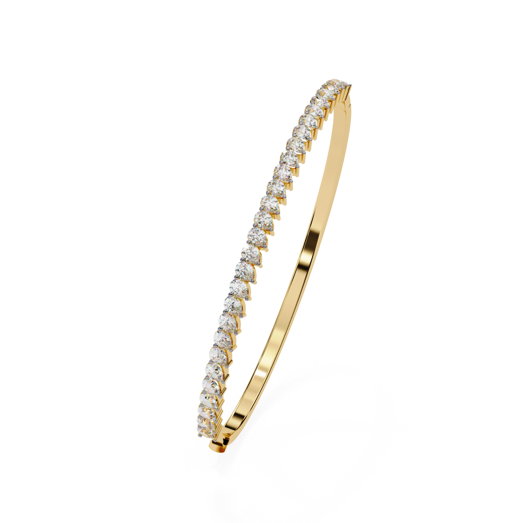 Diamond Tennis Bracelet animation renders 3dm stl details 3D print model_1