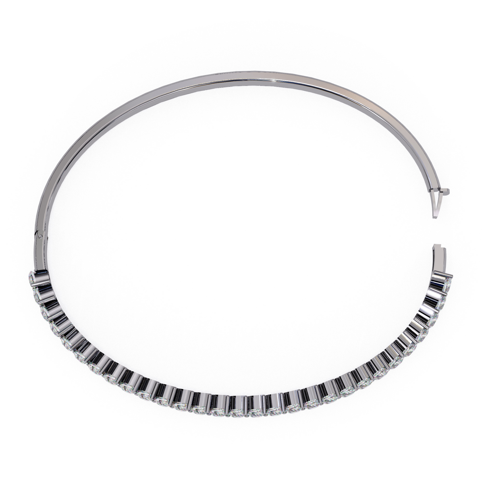 Diamond Tennis Bracelet animation renders 3dm stl details 3D print model_12