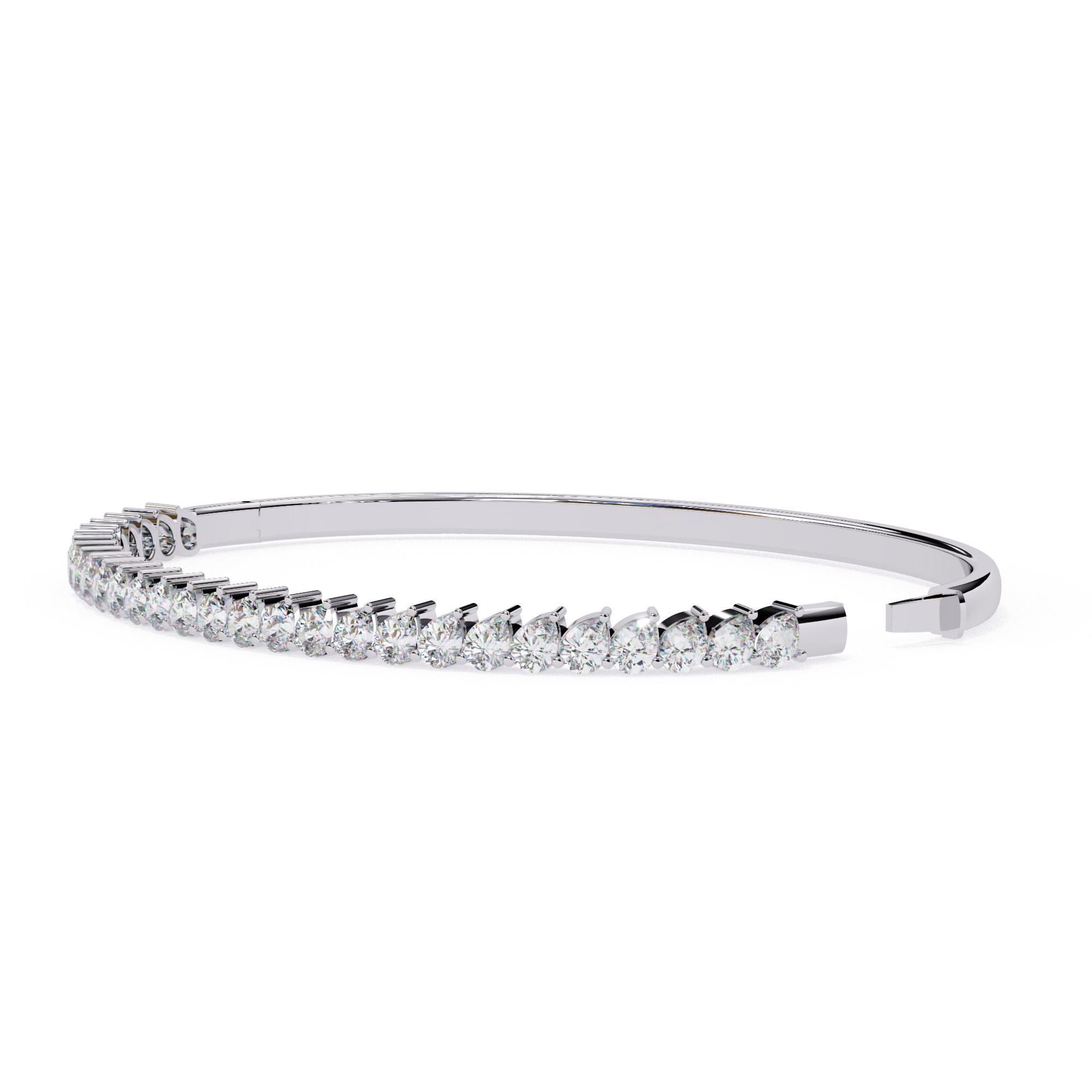 Diamond Tennis Bracelet animation renders 3dm stl details 3D print model_9