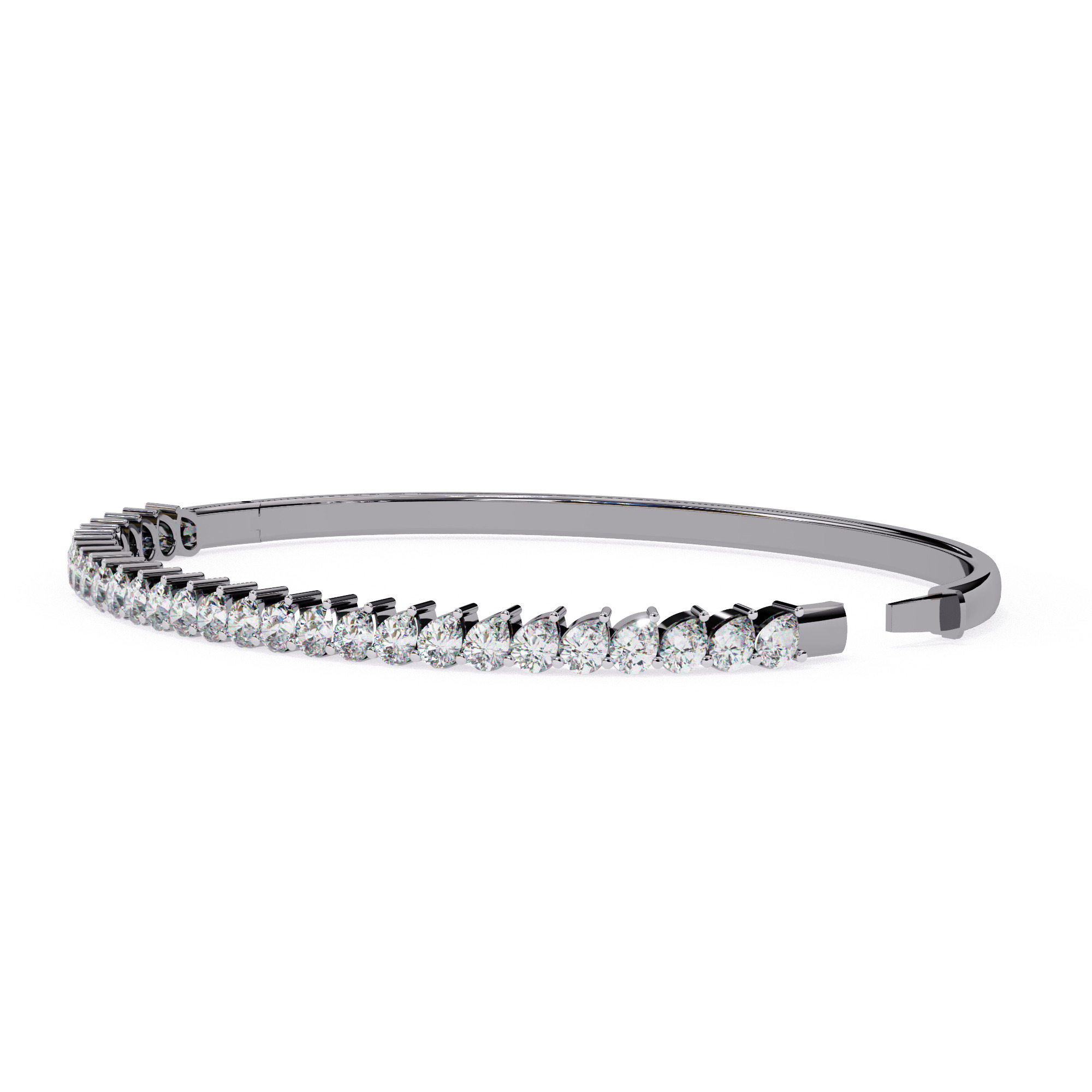 Diamond Tennis Bracelet animation renders 3dm stl details 3D print model_16