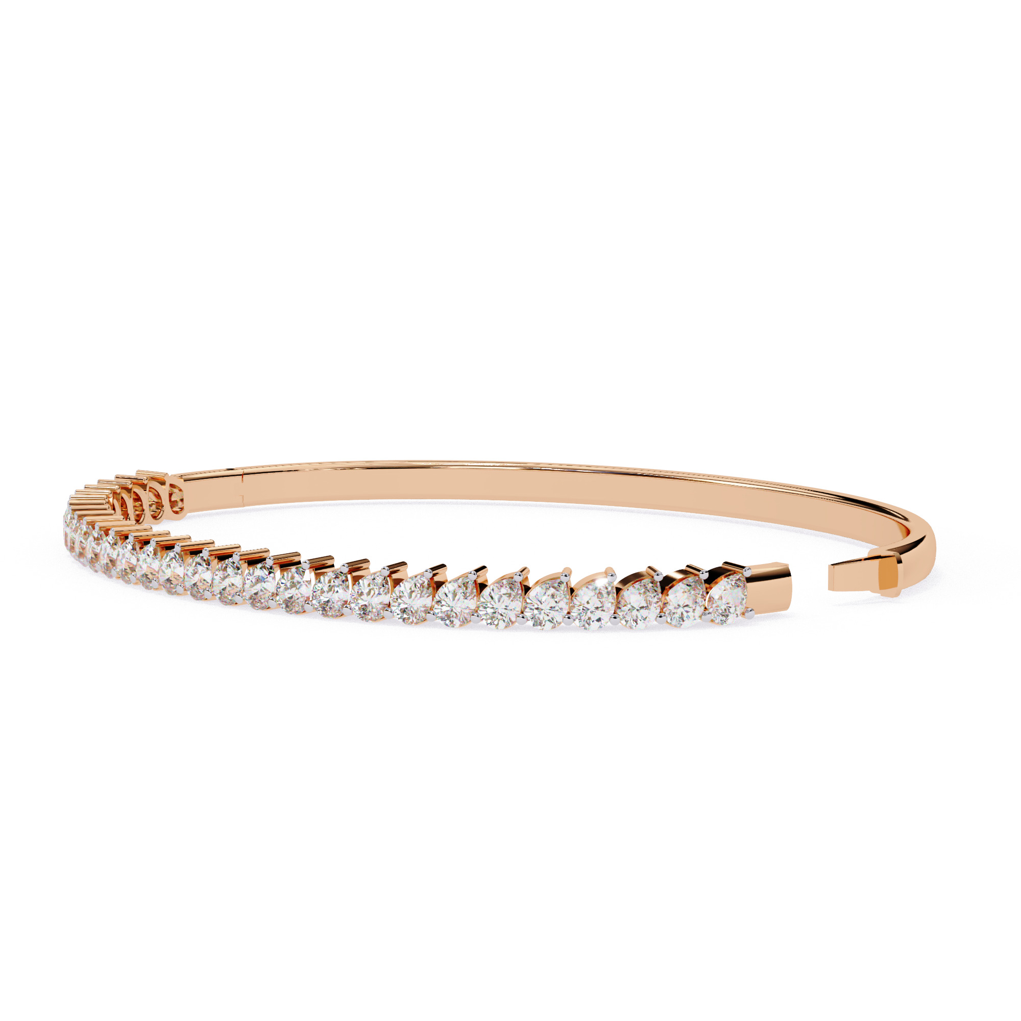Diamond Tennis Bracelet animation renders 3dm stl details 3D print model_14